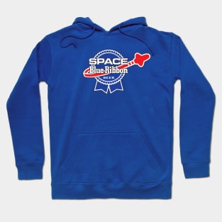 Space Blue Ribbon Beer Hoodie